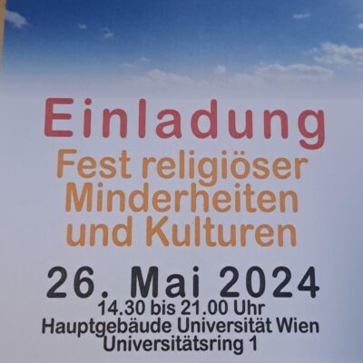 Mehr über den Artikel erfahren Interreligiöses Fest der Minderheiten